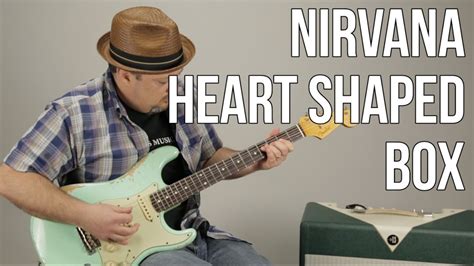 how to play heart-shaped box on electric guitar|heart shaped box standard tuning.